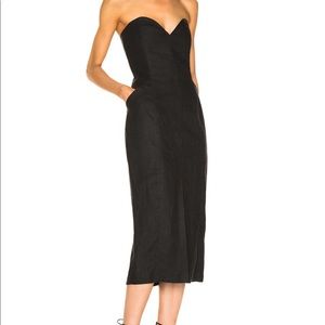 Mara Hoffman Strapless Linen Dress
